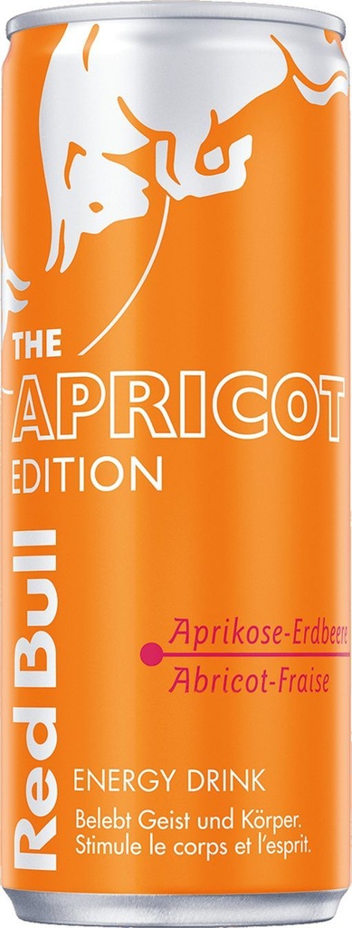 Red Bull The Abricot Edition 24 x  0.25 l Canette Alu jetable