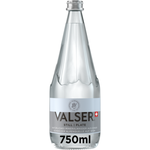Valser Plate Caisse 12 x 0,75 l Bouteille Verre réutilisable