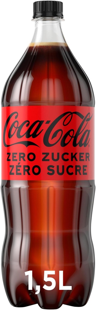 Coca-Cola Zero Tray 6 x 1,5 l Bouteille PET jetable