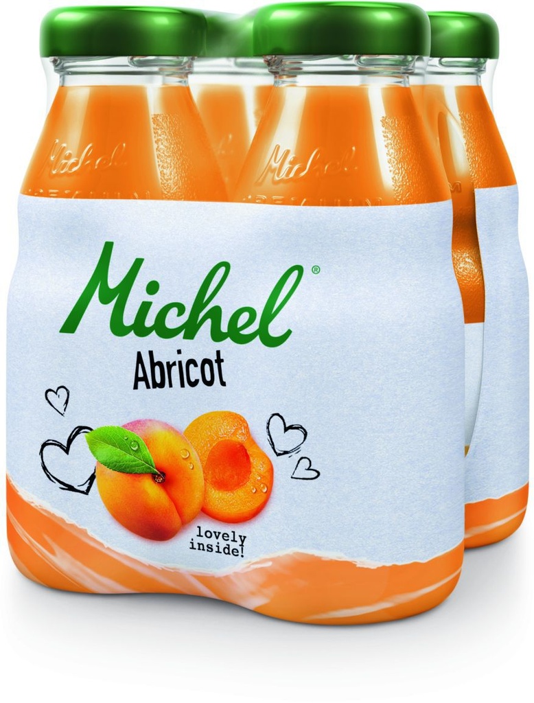 Michel Abricot Tray 6 x 4 x 0,2 l Bouteille Verre jetable