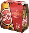 Super Bock Biére Alc. 5.2 % Vol. Tray 4 x 6 x 0,25 l Bouteille Verre jetable