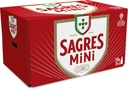 Sagres Branca Biére Alc.5% Vol. Tray 24 x 0,25 l Bouteille Verre jetable