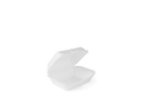 IP9 Hamburger Box Lunch Blanc Moyen 4 x 125=500 pcs Dimensions (L×L×H)  185×155×75 mm