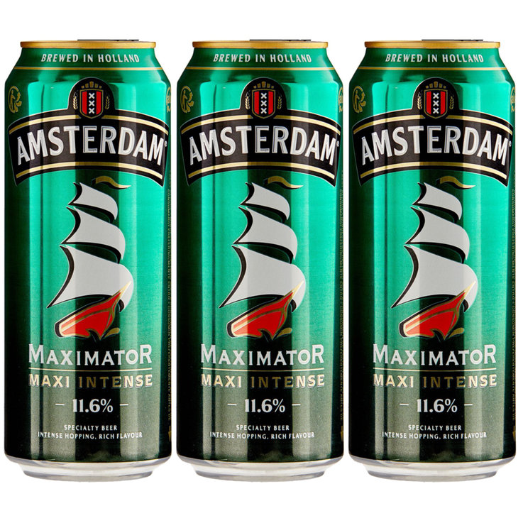 Amsterdam Maximator Vert 11.6% Boites 24x50cl