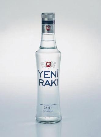 [50007] Yeni Raki Vol Alc 45% Carton 12 x 0,35 l   Bouteille Verre jetable