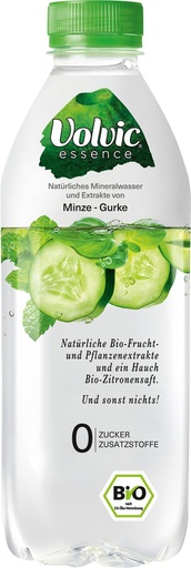 [10097] Volvic Essence menthe-concombre Bouteille 0.75 l PET jetable