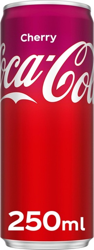 [20120] Coca-Cola Cherry Tray 24 x 0,25 l Cannette Alu jetable