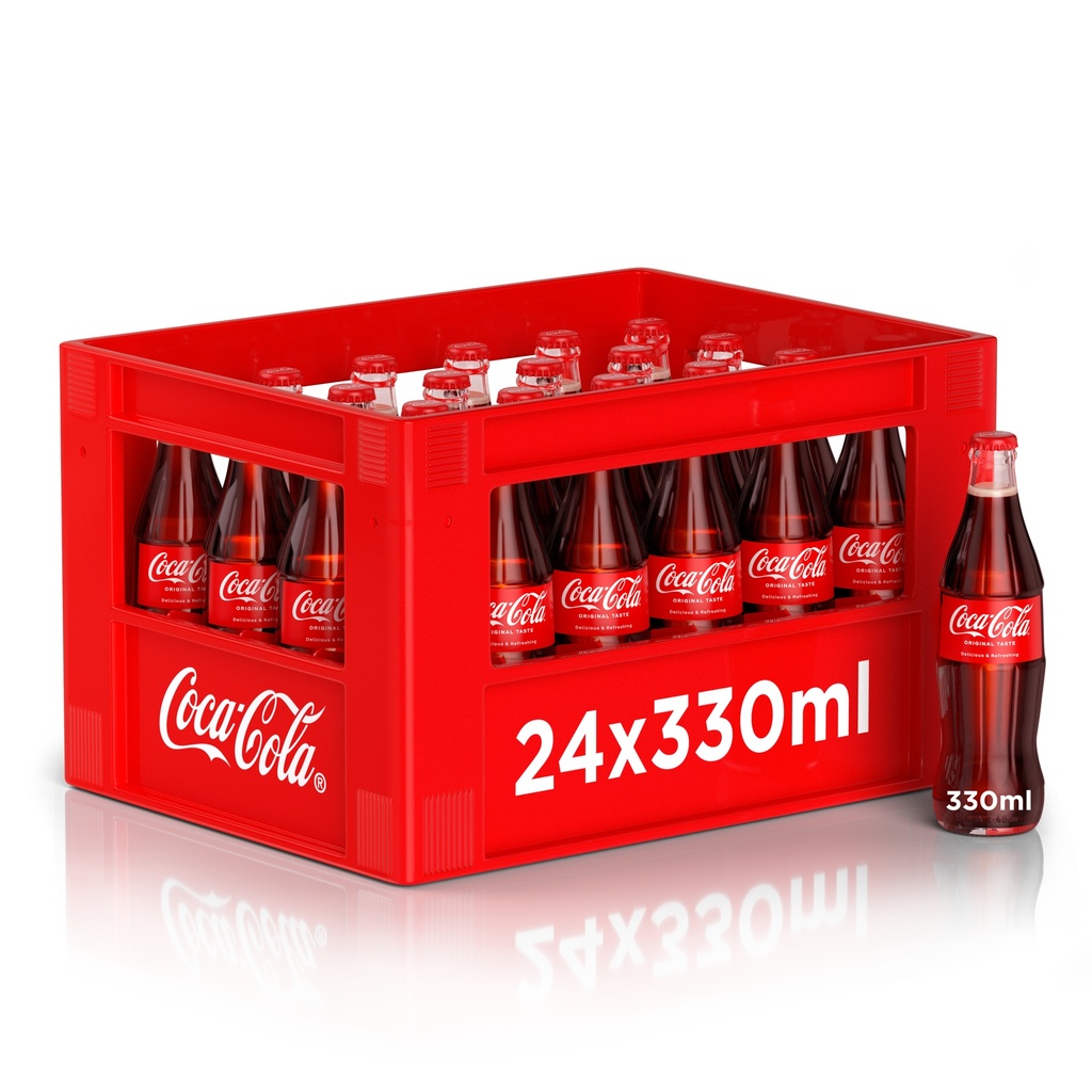 Coca-Cola Original Caisse 24 x 0,33 l Bouteille Verre réutilisable