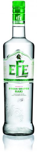 EFE Raki Fresh Grapes Vol Alc 45% Carton 12 x 0,35 l Bouteille Verre jetable