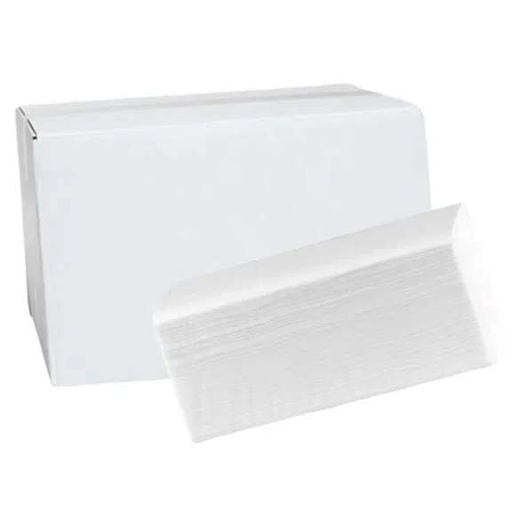 Essuie-main Blanc 2 couhe plié V 4000