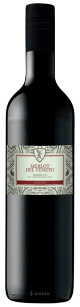 Capricorno Merlot del Veneto IPG vin rouge 15 x 0,5 l Bouteille Verre réutilisable