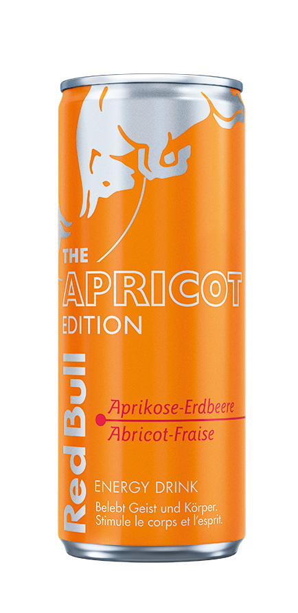 Red Bull The Abricot Edition 24 x  0.25 l Canette Alu jetable