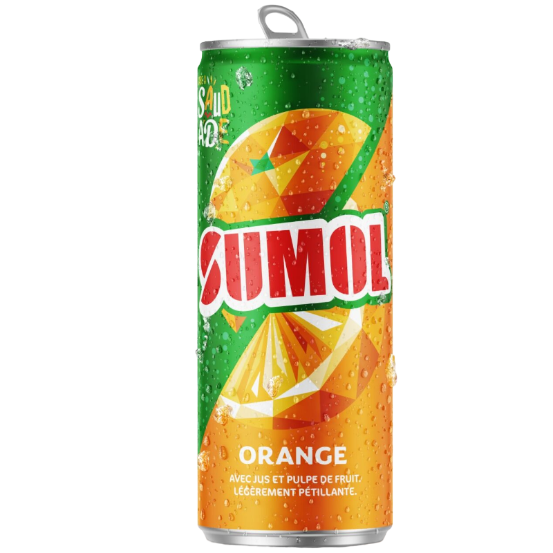 Sumol Orange Tray 4 x 6 x 0,33 l Cannette Alu jetable