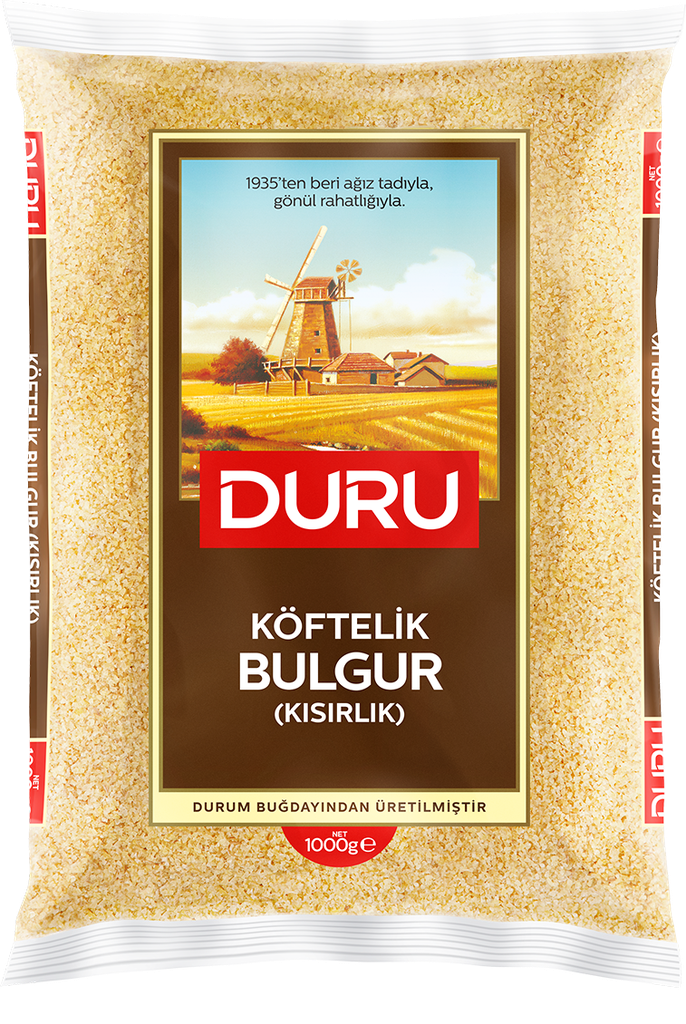 Duru iri pilavlik Bulgur N° 104 /Blé concassé 12 x 1000gr. (copie)