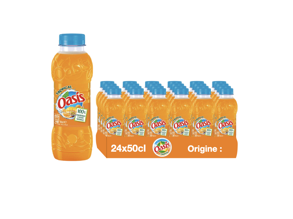 Oasis Tropical 24 x 0,5 l Bouteille PET jetable (copie)