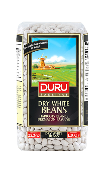 Duru Dermason Fasulye ( Haricots Blancs ) Carton 12 x 1000gr. 