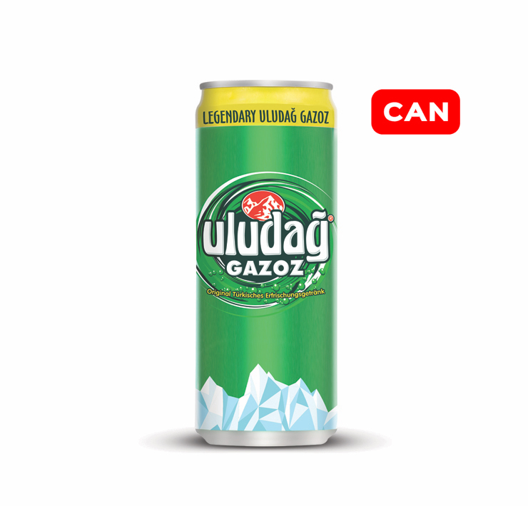 Uludag Sade Gazoz 24 x 0,33 l Cannette Alu jetable