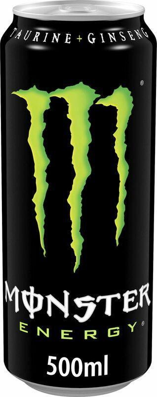 Monster Energy Tray 4 x 6 x 0,500 l Cannette Alu jetable 