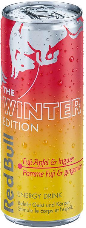 Red Bull The Winter Edition 2025 - Pomme Fuji & gingembre Canette 0.25 l Alu jetable