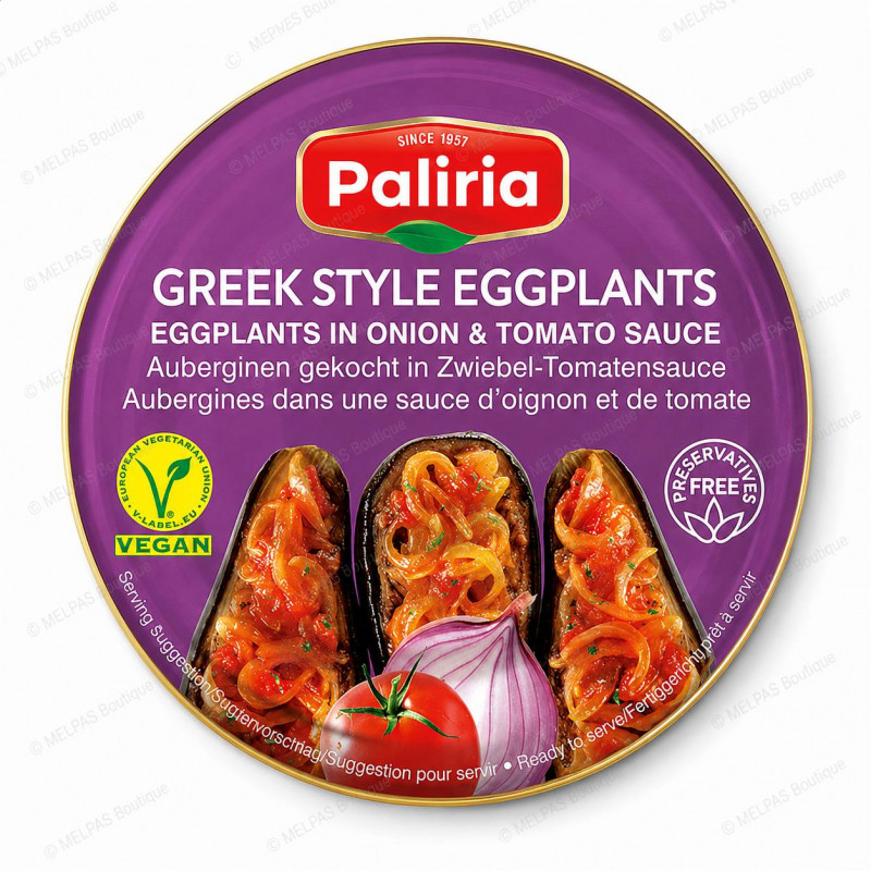Paliria Purée D'aubergine Grilée 3 x 4,200gr