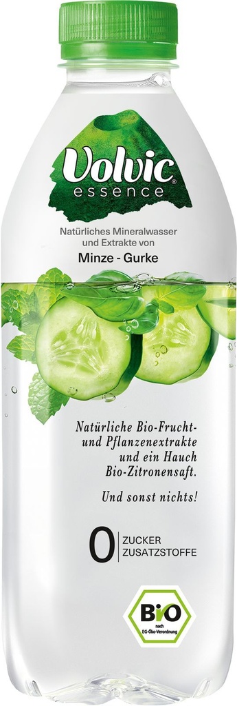 Volvic Essence Minze-Gurke Tray 6 x 0,75 l Bouteille PET jetable