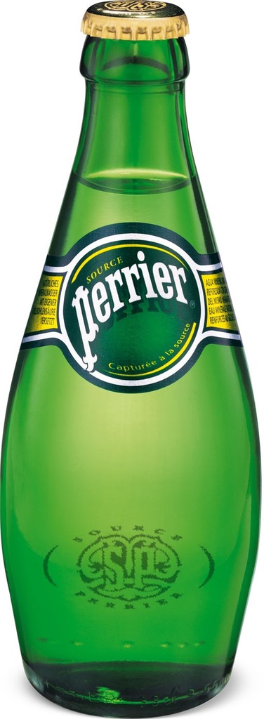 Perrier eau minérale Caisse 24 x 0,33 l Bouteille Verre réutilisable