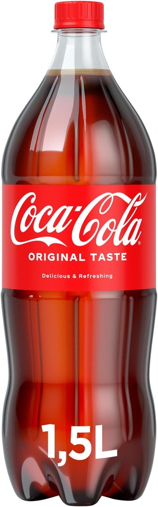 Coca-Cola Tray 6 x 1,5 l Bouteille PET jetable