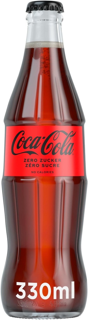 Coca-Cola Zero Caisse 24 x 0,33 l Bouteille Verre réutilisable