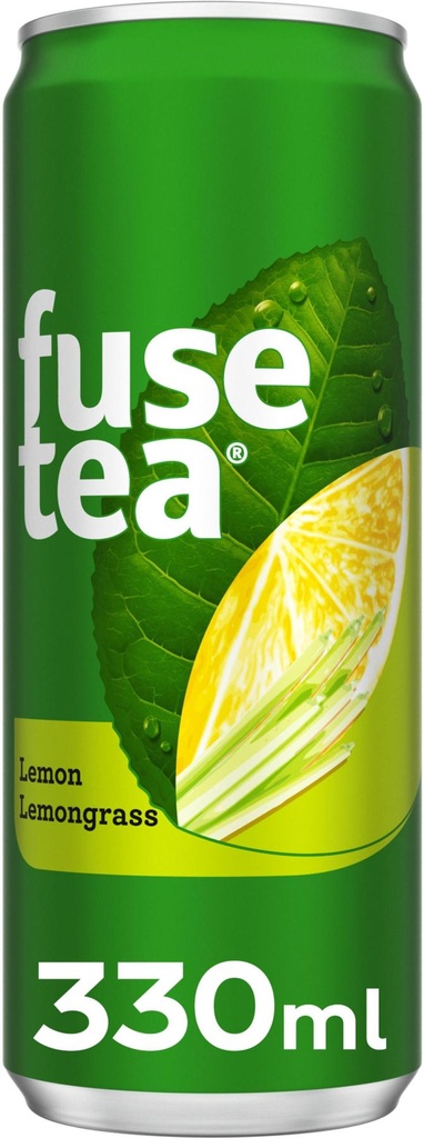 Fuse Tea Lemon Lemongrass Tray 4 x 6 x 0,33 l Cannette Alu jetable