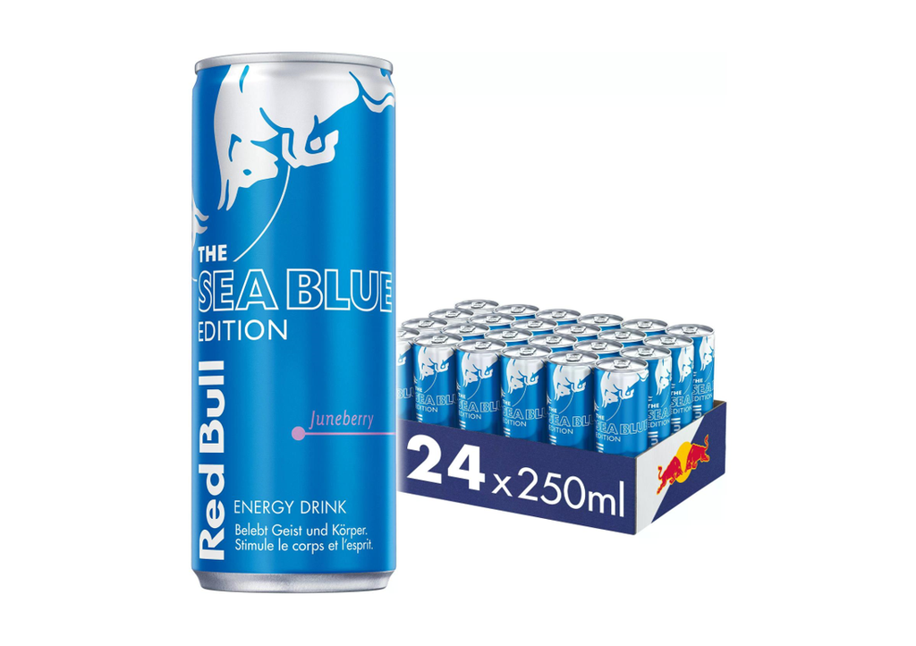 Red Bull THE Blue Edition Tray 24 x 0,25 l Cannette Alu jetable