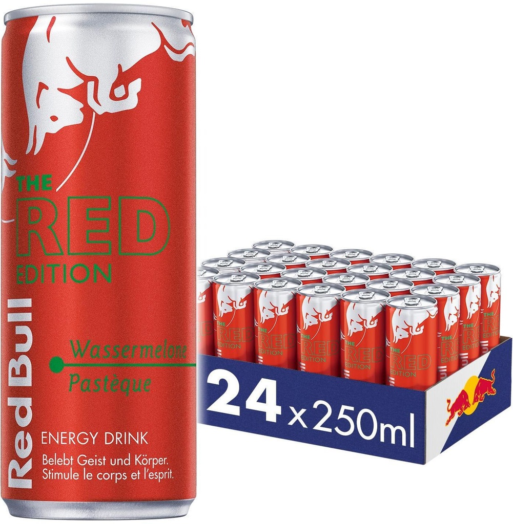 Red Bull THE Red Edition 2020 Tray 24 x 0,25 l Cannette Alu jetable