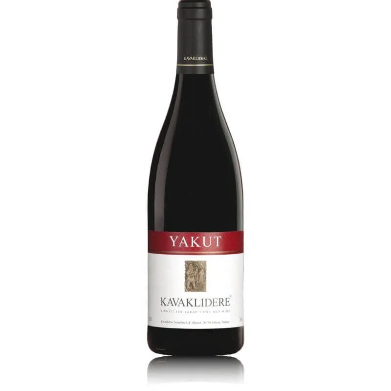 Yakut vin rouge Kavaklidere Vol Alc 12% 12 x 0,75 l Bouteille Verre jetable