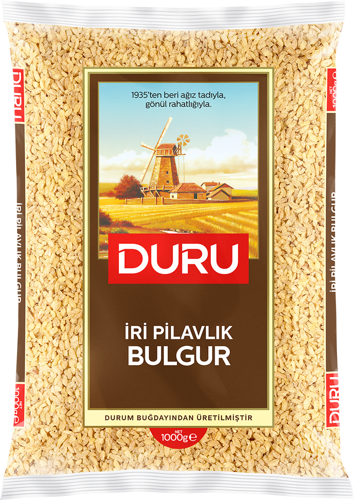 Duru iri pilavlik Bulgur ( Extra Coarse Bulgur 10401 ) 12 x 1000gr.