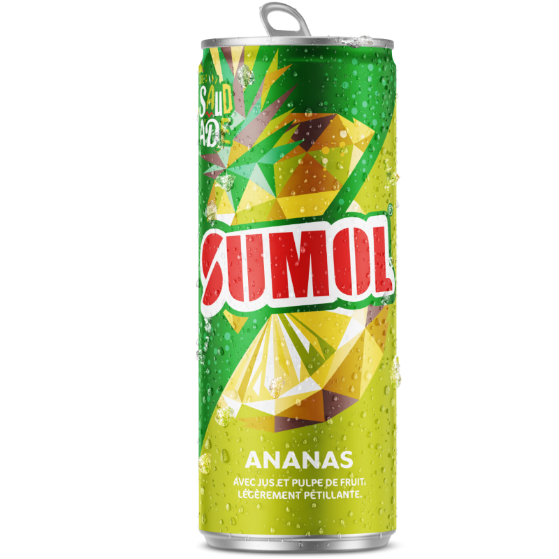 Sumol AnanasTray 4 x 6 x 0,33 l Cannette Alu jetable
