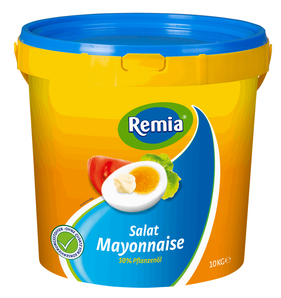 Remia Mayonnaise à Salade 50% 10kg Seau 1×10kg