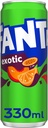 Fanta Exotic Tray 24 x 0,33 l Cannette Alu jetable