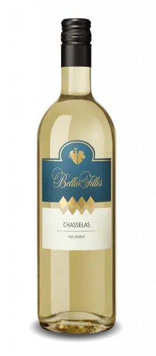 [40184] Belles Filles Chasselas de Genève AOC Vin Blanc 6 x 0,75 l Bouteille Verre jetable