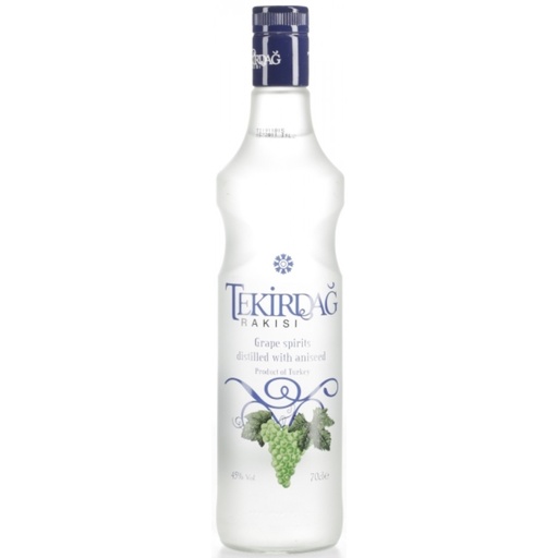 [50005] Tekirdag Raki Vol Alc 45% 6 x 0,70 l  Bouteille Verre jetable