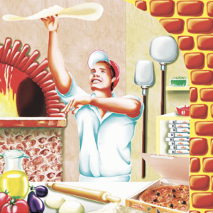 [70020] Boîtes à pizza / Carton 33 x 33 x 4cm 100.pièces