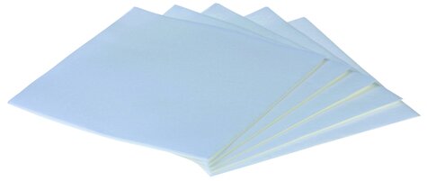 [70166] Serviettes Blanc 1 couche plié 1/4, 33 x 33cm 10 x 500=5000.pcs