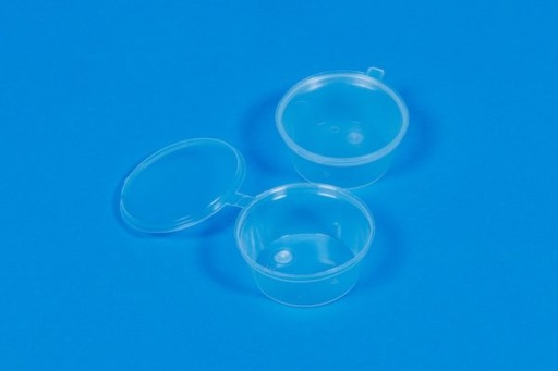 [70207] Recipients à sauce 4 OZ Couvercles attache en PS 120ml,20 x 50=1000 pieces (copie)