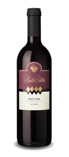 [40345] Belles Filles Pinot Noir Genève AOC  6 x 0,75 l Bouteille Verre jetable
