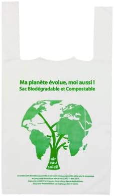 [70212] Sac plastique bretelles blanc PEHD 280+140 x 480 (Ep.13 ) 10x100=1000 (copie)