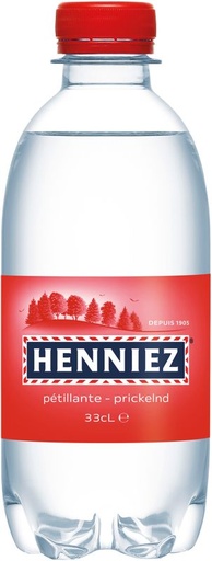 [10200] Henniez Gazéifiée (Rouge) Tray 4 x 6 x 0,33 l Bouteille PET jetable