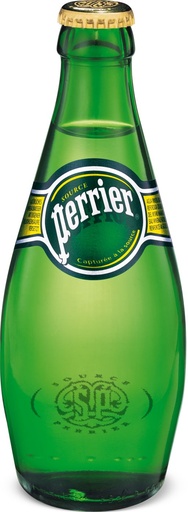 [10238] Perrier Eau minérale Caisse 24 x 0,33 l Bouteille Verre réutilisable