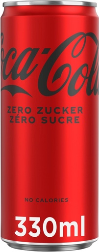 [20188] Coca-Cola Zero Tray 4 x 6 x 0,33 l Cannette Alu jetable