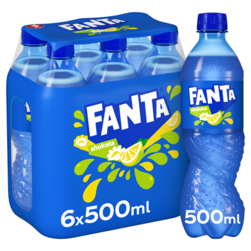 [20347] Fanta Shokata Tray 4 x 6 x 0,45 l Bouteille PET jetable
