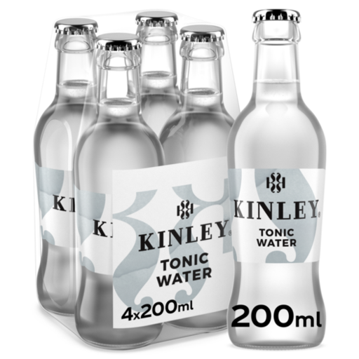 [20476] Kinley Tonic Water Tray 6 x 4 x 0,2 l Bouteille Verre jetable