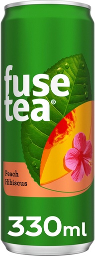 [20977] Fusetea Peach Hibiscus Tray 4 x 6 x 0,33 l Cannette Alu jetable