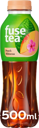 [20978] Fusetea Peach Hibiscus Tray 4 x 6 x 0,5 l Bouteille PET jetable